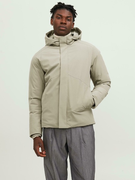 Jack & Jones Béžová pánska zimná bunda Jack & Jones Keen