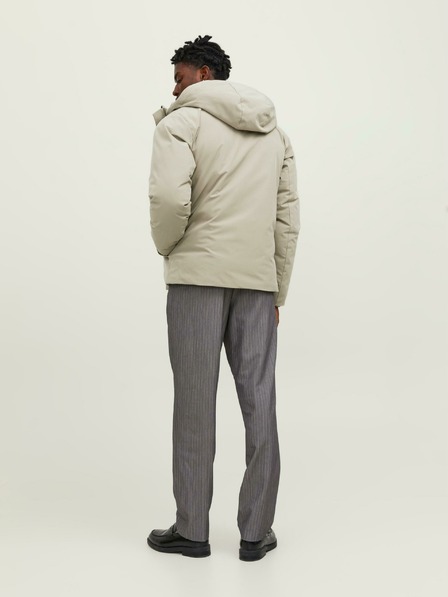 Jack & Jones Béžová pánska zimná bunda Jack & Jones Keen