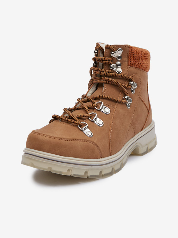 Orsay Hnedé dámske zimné členkové topánky ORSAY