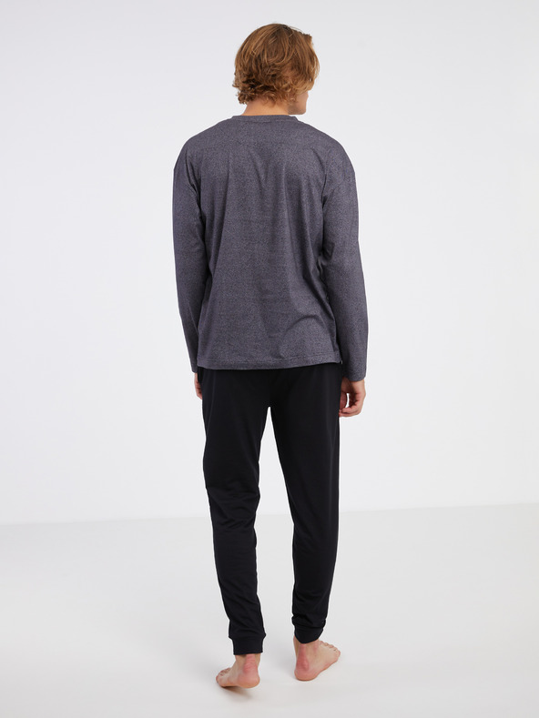 HUGO Čiernošedé pánske pyžamo HUGO