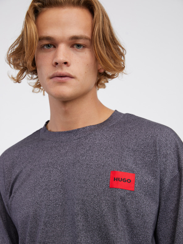 HUGO Čiernošedé pánske pyžamo HUGO