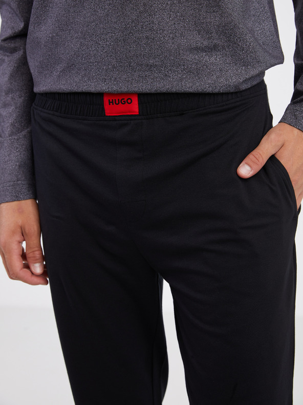 HUGO Čiernošedé pánske pyžamo HUGO