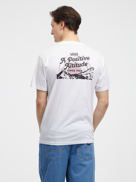 Vans Biele pánske tričko VANS Positive Attitude