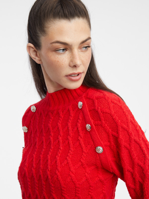 Orsay Červený dámsky sveter ORSAY