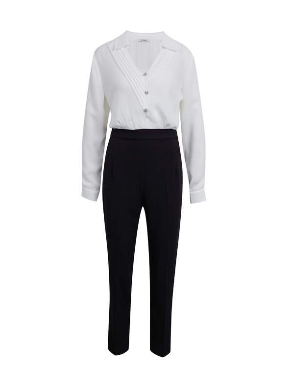 Orsay Čierno-biely dámsky overal ORSAY