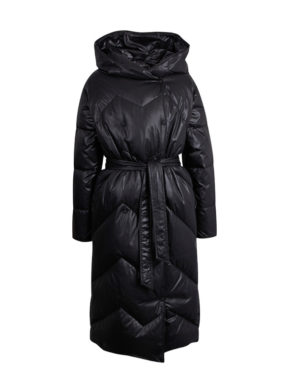 Orsay Čierny dámsky páperový kabát ORSAY