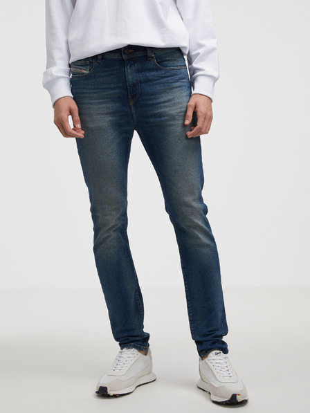 Diesel Diesel Tmavomodré pánske džínsy slim fit strihu