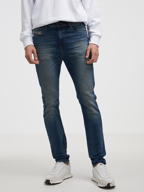 Diesel Diesel Tmavomodré pánske džínsy slim fit strihu