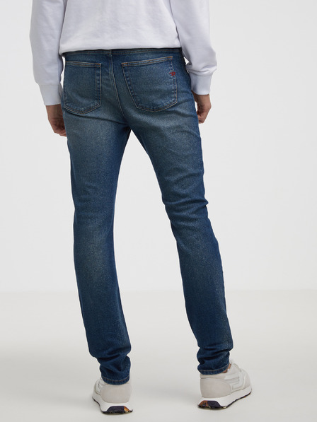 Diesel Diesel Tmavomodré pánske džínsy slim fit strihu