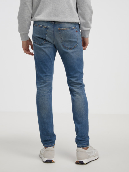 Diesel Modré pánske slim fit džínsy Diesel