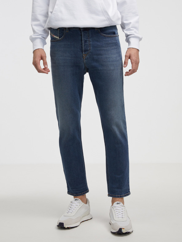 Diesel Tmavomodré pánske džínsy skinny fit Diesel