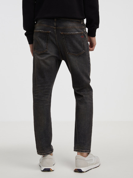 Diesel Čierne pánske džínsy skinny fit Diesel