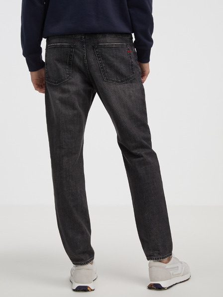Diesel Čierne pánske džínsy skinny fit Diesel