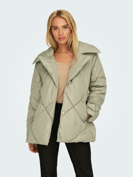 ONLY Khaki dámska prešívaná bunda ONLY Sussi
