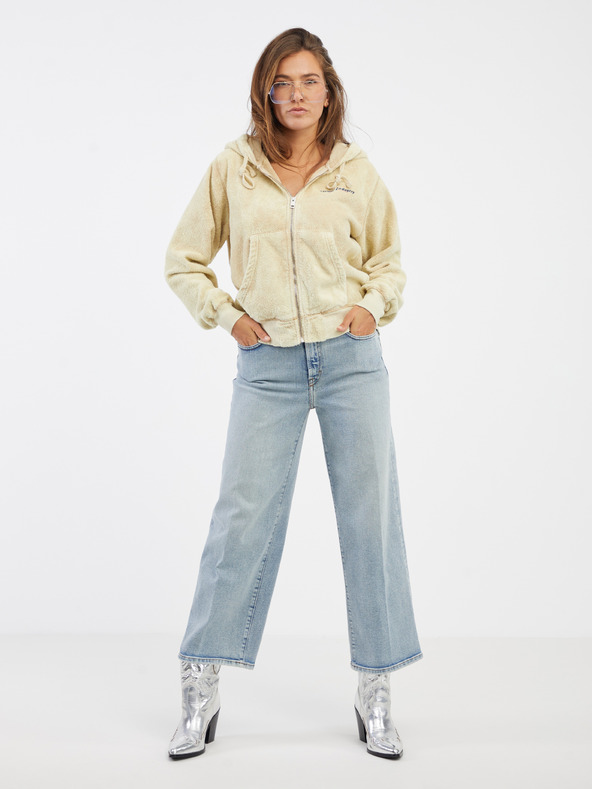 Diesel Diesel Béžová dámska mikina na zips