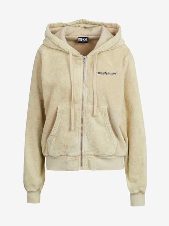 Diesel Diesel Béžová dámska mikina na zips