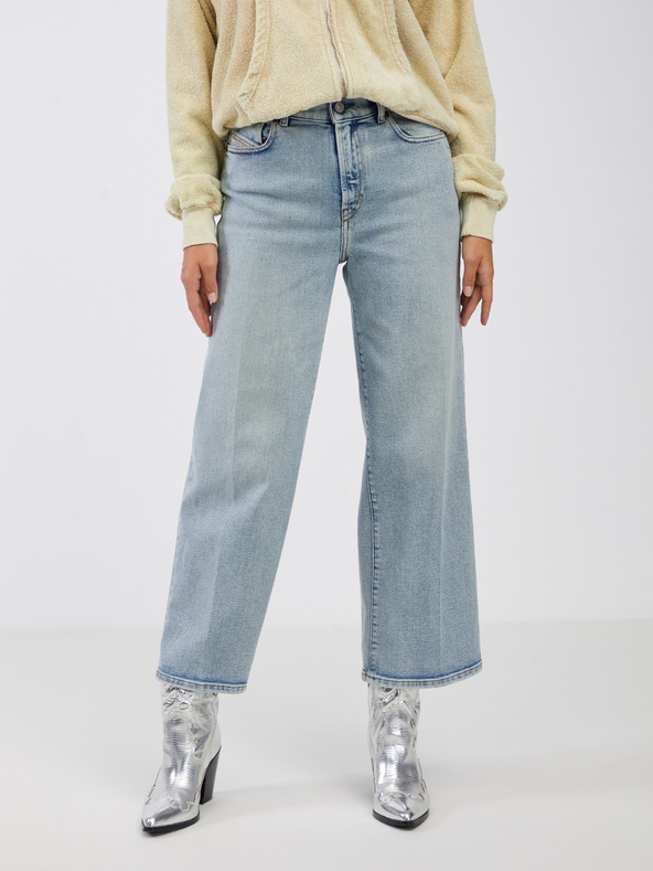 Diesel Diesel svetlomodré dámske džínsy rozšíreného strihu
