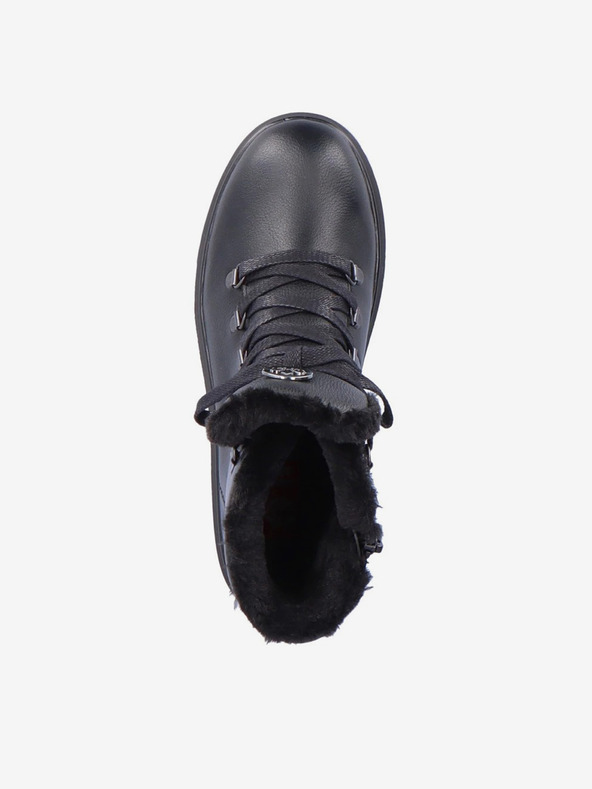 Rieker Čierne dámske členkové topánky Rieker