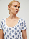 Orsay Modro-biele vzorované tričko ORSAY