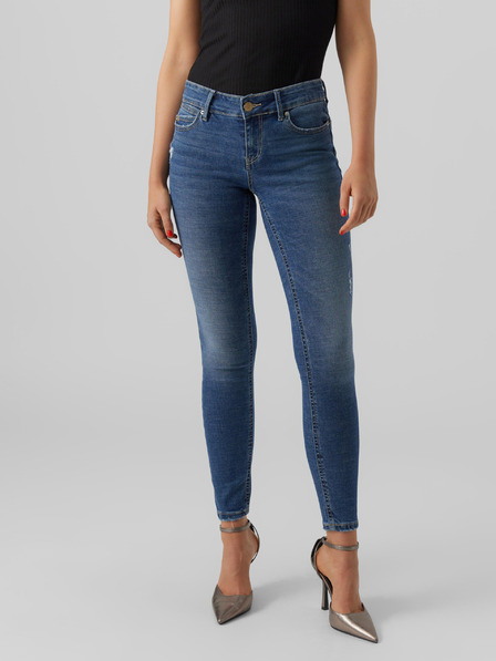Vero Moda Modré dámske džínsy skinny fit značky VERO MODA Robyn