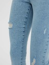 Vero Moda Svetlomodré skinny fit džínsy s roztrhaným efektom VERO MODA Sophia