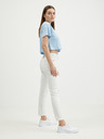 TALLY WEiJL Biele slim fit džínsy s roztrhaným efektom TALLY WEiJL