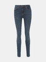 Vero Moda Modré slim fit džínsy VERO MODA Lux