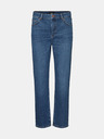Vero Moda Modré rovné džínsy VERO MODA Carla