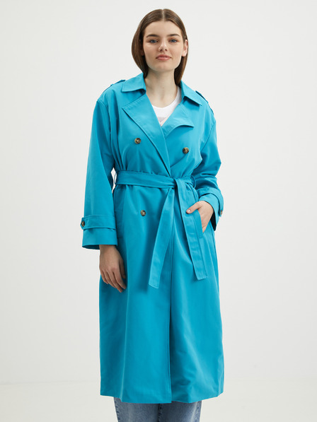 Vero Moda Modrý dámsky plášť VERO MODA Chloe