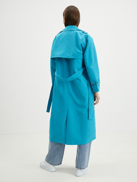 Vero Moda Modrý dámsky plášť VERO MODA Chloe