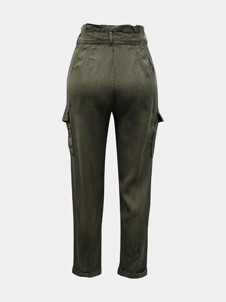 TALLY WEiJL Khaki nohavice s vreckami TALLY WEiJL