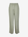 Vero Moda Svetlozelené voľné nohavice VERO MODA Josie