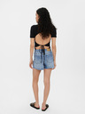 Vero Moda Modré džínsové kraťasy VERO MODA Brenda