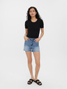 Vero Moda Modré džínsové kraťasy VERO MODA Brenda