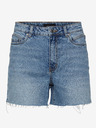 Vero Moda Modré džínsové kraťasy VERO MODA Brenda