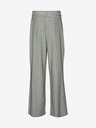 Vero Moda Svetlozelené pruhované nohavice so širokými nohavicami VERO MODA Serena