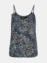 Vero Moda Tmavomodrý kvetinový top VERO MODA Hannah