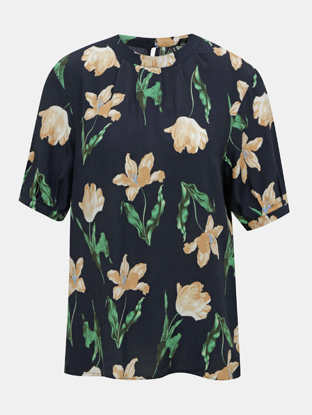 Vero Moda Tmavomodrá kvetinová blúzka VERO MODA Betty