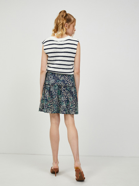 Vero Moda Zelenomodrá kvetinová sukňa VERO MODA Hannah