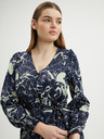 Vero Moda Tmavomodré dámske vzorované košeľové šaty VERO MODA Abbi