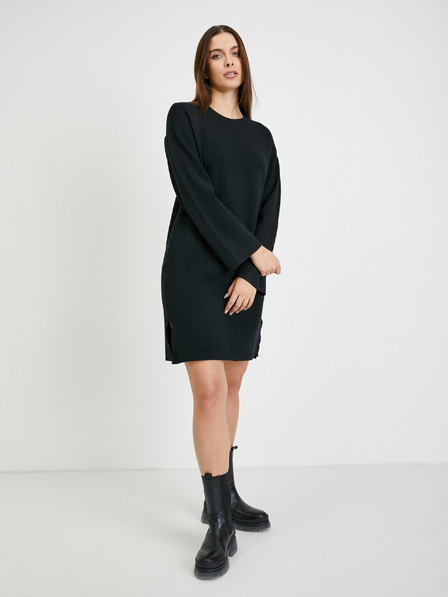 Vero Moda Čierne kardigánové šaty VERO MODA Gold