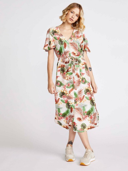 Vero Moda Krémové kvetinové šaty VERO MODA Simply