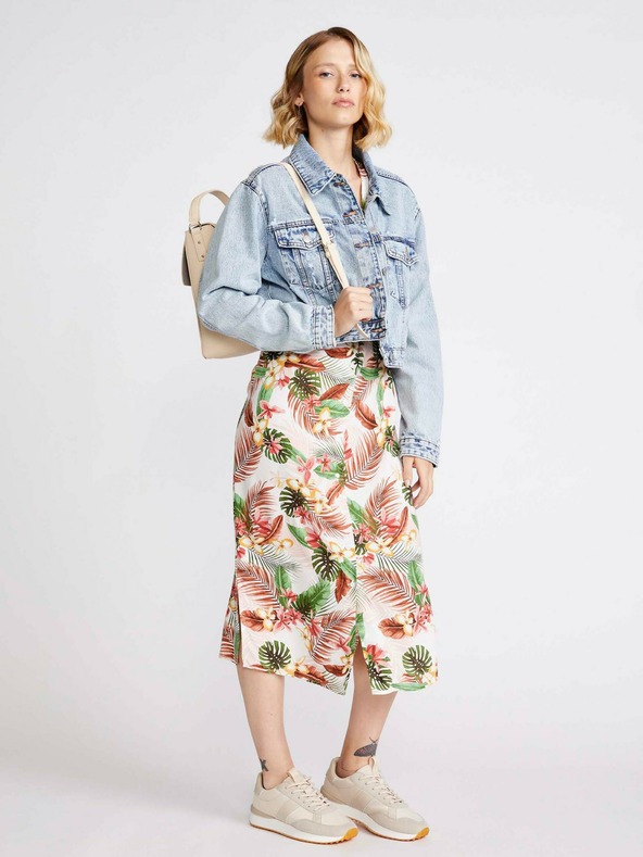 Vero Moda Krémové kvetinové šaty VERO MODA Simply