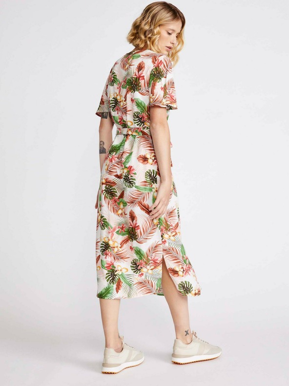 Vero Moda Krémové kvetinové šaty VERO MODA Simply