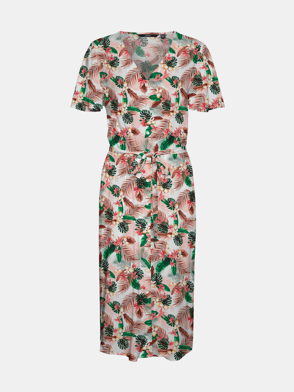 Vero Moda Krémové kvetinové šaty VERO MODA Simply
