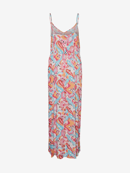 Vero Moda Ružové dámske vzorované maxi šaty by VERO MODA Ussi
