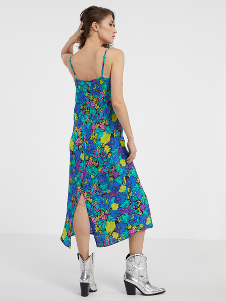 Vero Moda Modré dámske kvetované šaty VERO MODA Liva