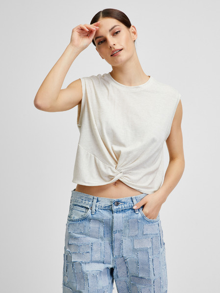 Vero Moda Krémový pruhovaný top VERO MODA June