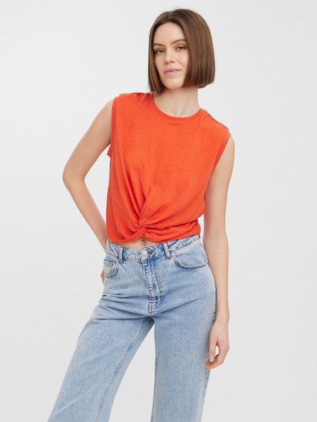 Vero Moda Červený top VERO MODA June