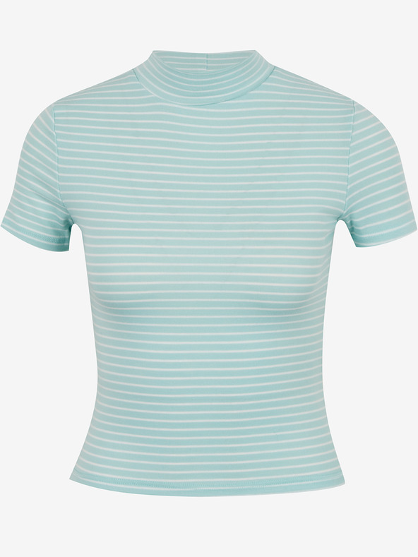 TALLY WEiJL Svetlomodrý pruhovaný top TALLY WEiJL